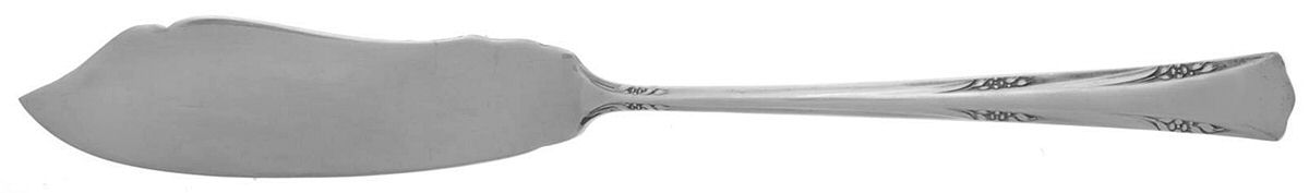 Greenbrier (Sterling, 1938, No Monos) Flat Handle Master Butter Knife by Gorham Silver-1