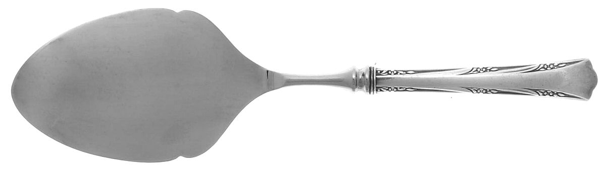 Greenbrier (Sterling, 1938, No Monos) Pastry Server with Stainless Blade by Gorham Silver-1