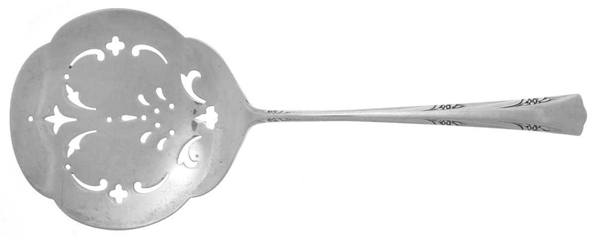 Greenbrier (Sterling, 1938, No Monos) Tomato Server, Solid Piece by Gorham Silver-1