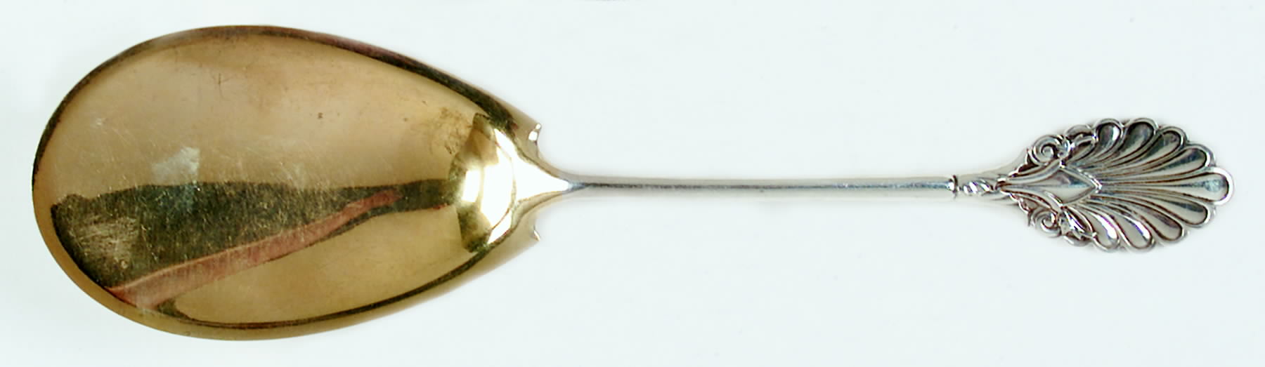 Grecian (Sterling, 1861) Ice Cream Serving Spoon (Solid) by Gorham Silver-1