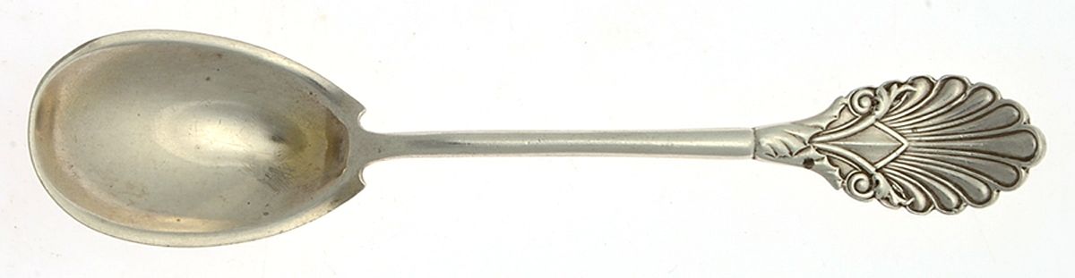 Grecian (Sterling, 1861) Egg Spoon by Gorham Silver-1