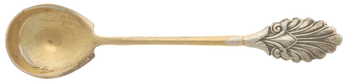Grecian (Sterling, 1861) Master Salt Spoon by Gorham Silver-1