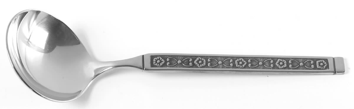 Hacienda (Stainless) Solid Gravy Ladle by Gorham Silver-1
