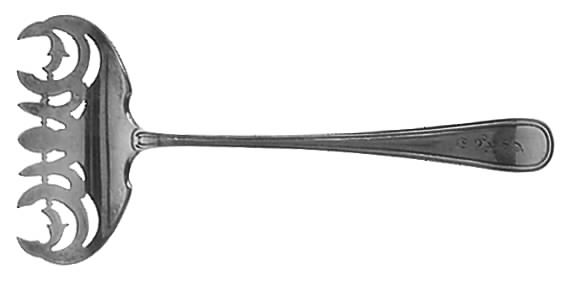 Hamilton (Sterling, 1909) Large Solid Tined Sardine Serving Fork by Gorham Silver-1