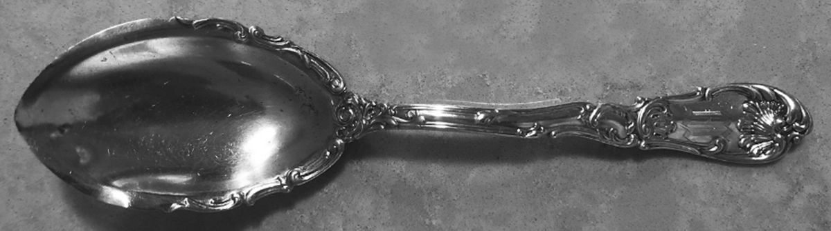 Hanover (Sterling, 1895) Preserve Spoon by Gorham Silver-1