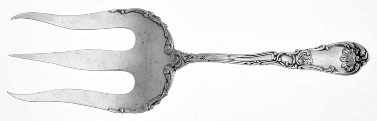 Hanover (Sterling, 1895) Solid Toast Serving Fork by Gorham Silver-1