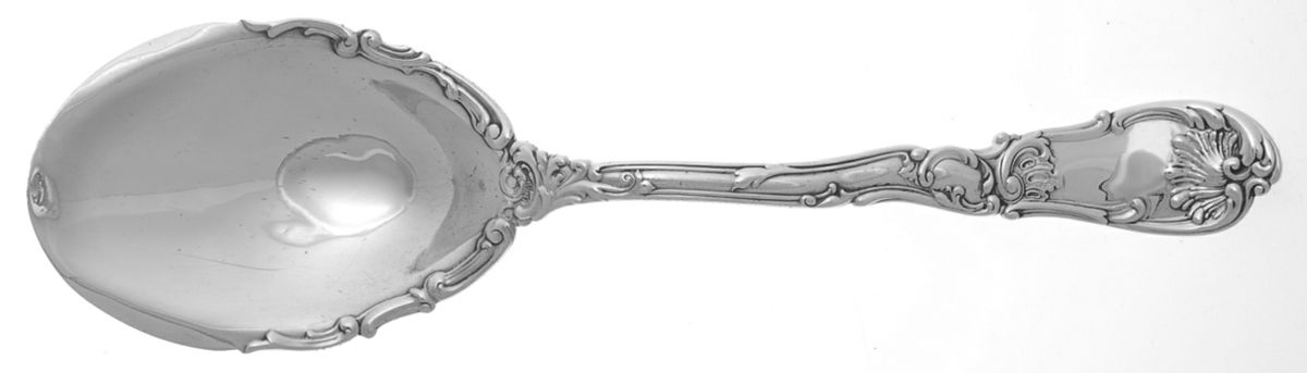 Hanover (Sterling, 1895) Spoon-Blanc Mange/Srvg-Solid by Gorham Silver-1