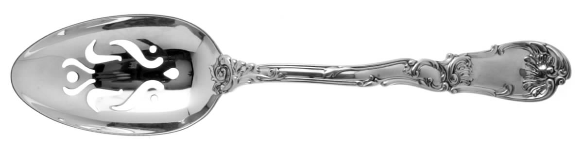 Hanover (Sterling, 1895) Pierced Tablespoon (Serving Spoon) CM by Gorham Silver-1
