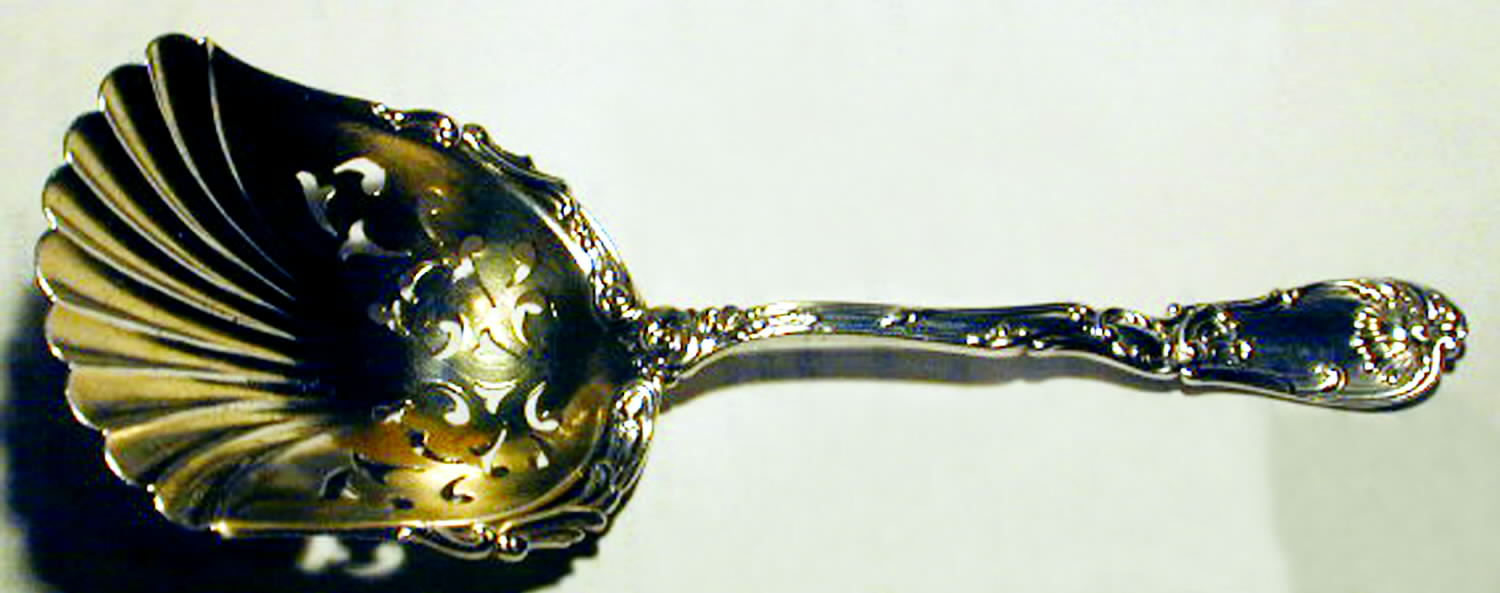 Hanover (Sterling, 1895) Almond Scoop Solid Piece by Gorham Silver-1