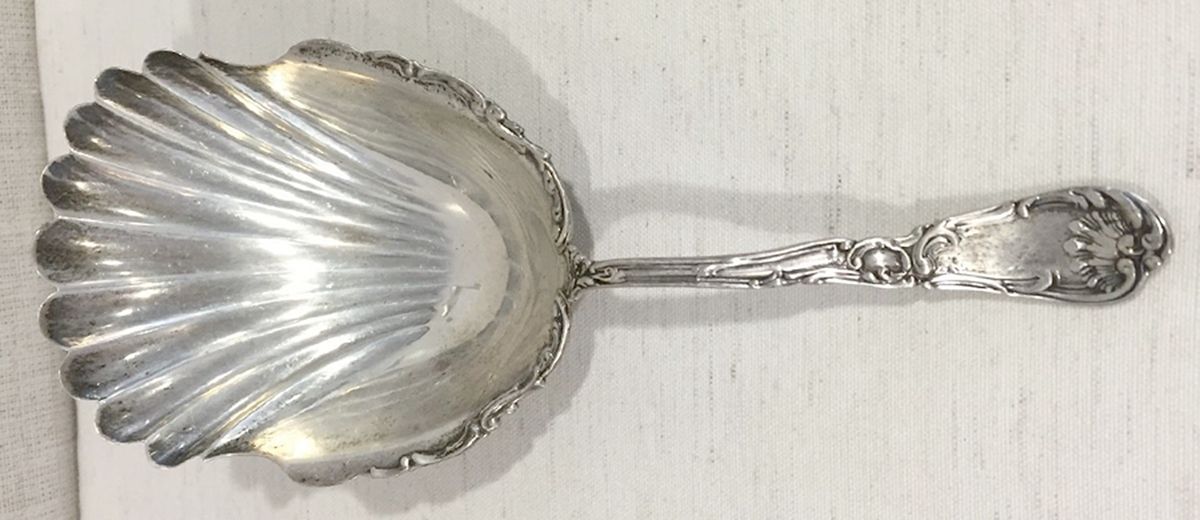 Hanover (Sterling, 1895) Cracker Spoon by Gorham Silver-1