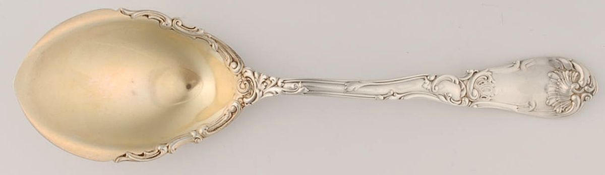Hanover (Sterling, 1895) Spoon-Blanc Mange/Srvg-Solid by Gorham Silver-1