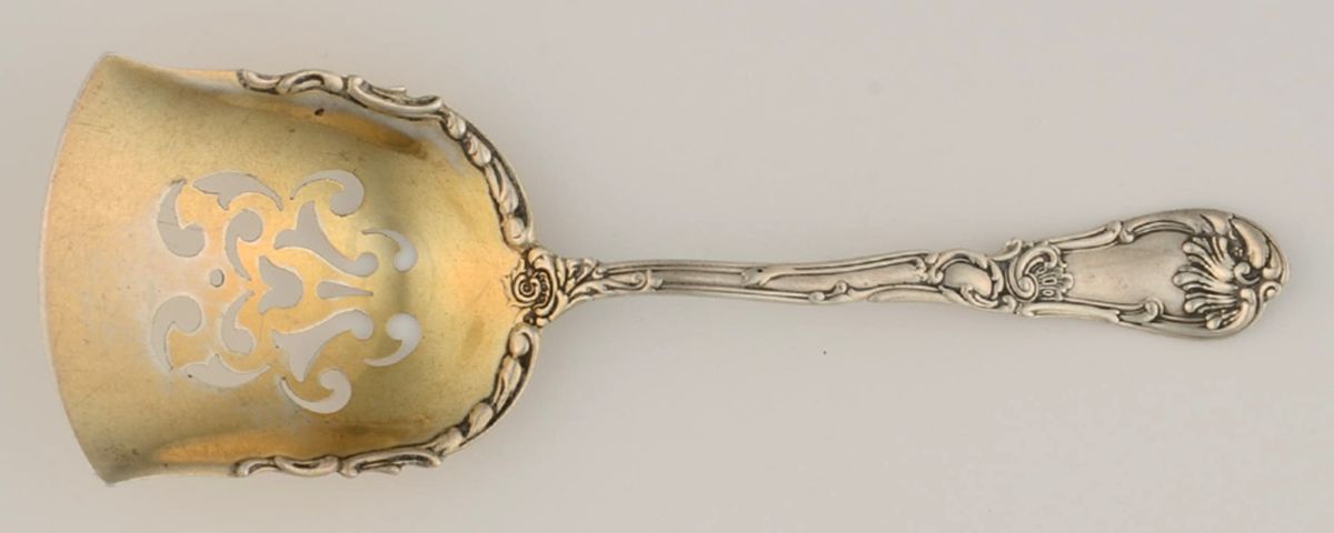 Hanover (Sterling, 1895) Bon Bon Scoop by Gorham Silver-1
