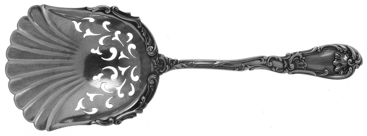 Hanover (Sterling, 1895) Almond Scoop Solid Piece by Gorham Silver-1