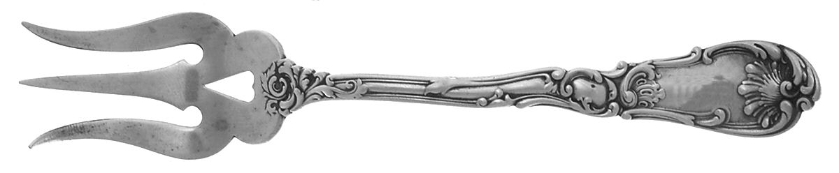 Hanover (Sterling, 1895) Medium Chipped Beef Fork by Gorham Silver-1