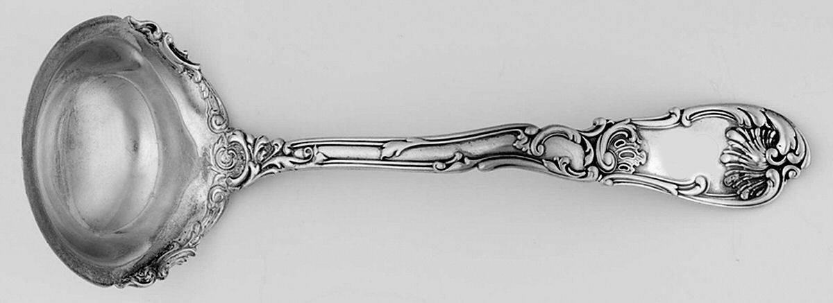 Hanover (Sterling, 1895) Solid Gravy Ladle by Gorham Silver-1