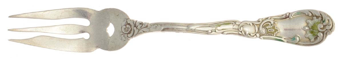 Hanover (Sterling, 1895) Enameled Individual Pie Fork by Gorham Silver-1