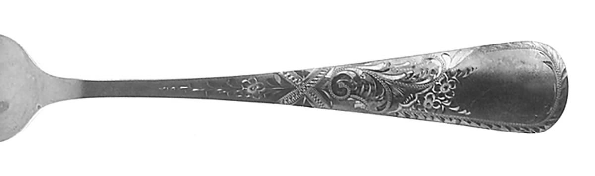 Hawthorne (Sterling, 1885) Monogram Fork by Gorham Silver-1