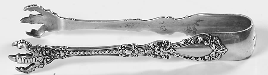 Henry II (Sterling, 1900) Large Sugar Tongs by Gorham Silver-1