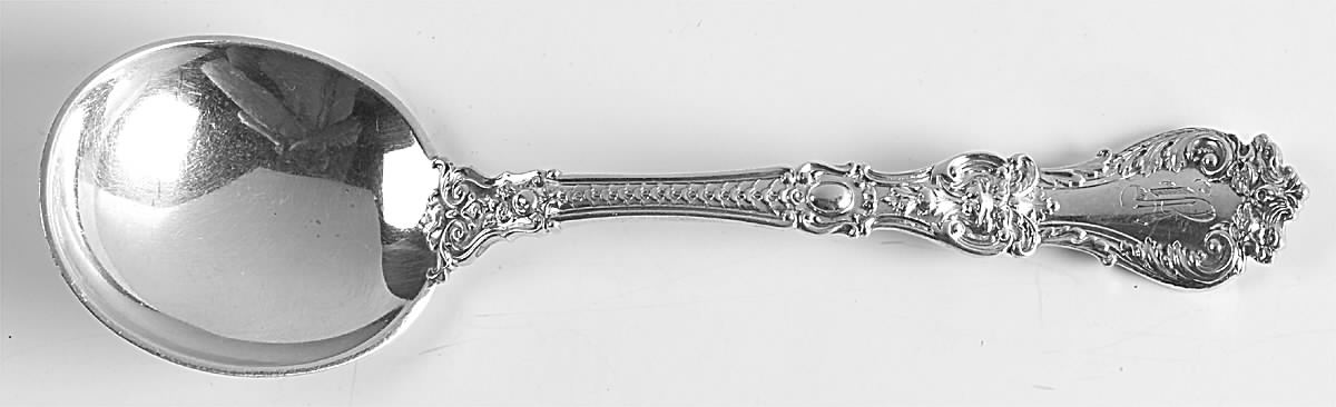 Henry II (Sterling, 1900) Round Bowl Soup Spoon (Gumbo) by Gorham Silver-1