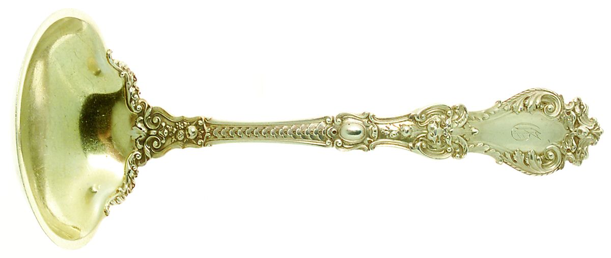 Henry II (Sterling, 1900) Solid Gravy Ladle by Gorham Silver-1
