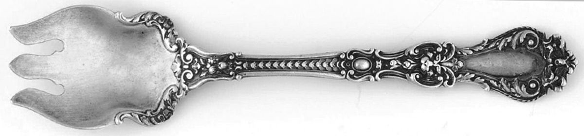 Henry II (Sterling, 1900) Ice Cream Fork by Gorham Silver-1