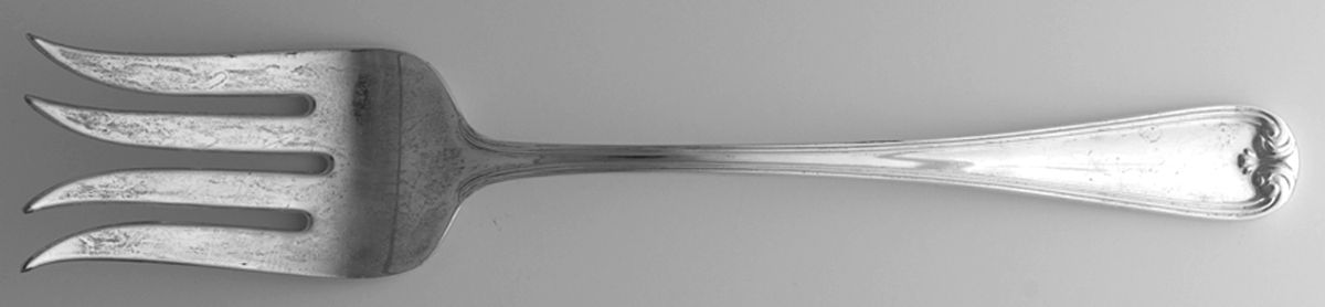 Heritage (Silverplate, Accessory Pieces Only) Solid Salad Serving Fork by Gorham Silver-1