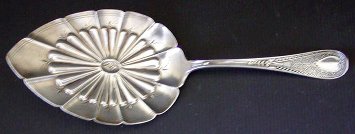 Hindostanee (Sterling, 1878) Solid Pastry Server by Gorham Silver-1