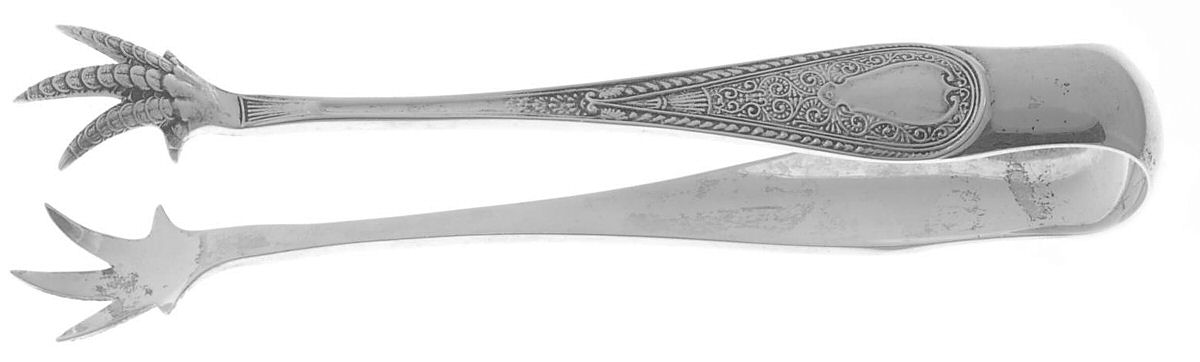 Hindostanee (Sterling, 1878) Large Sugar Tongs by Gorham Silver-1