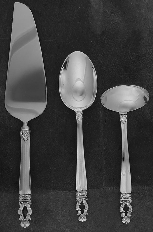 Hispana-Sovereign (Sterling, 1968) 3 Piece Completer Set by Gorham Silver-1