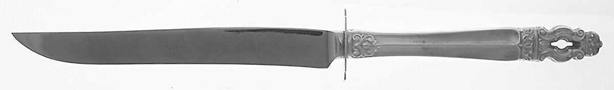 Hispana-Sovereign (Sterling, 1968) Small Carving Knife W/Sterling Guard by Gorham Silver-1