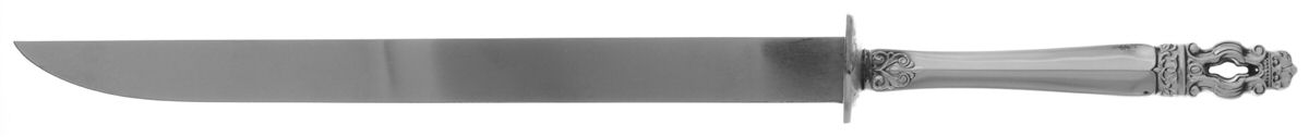 Hispana-Sovereign (Sterling, 1968) Large Stainless Blade Roast Carving Knife by Gorham Silver-1
