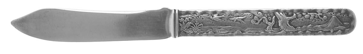 Hizen (Sterling, 1880) Individual Solid Fruit Knife by Gorham Silver-1