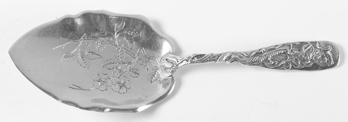 Hizen (Sterling, 1880) Large Solid Pie Knife by Gorham Silver-1