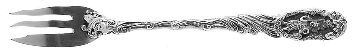 Hizen (Sterling, 1880) Oyster Fork by Gorham Silver-1