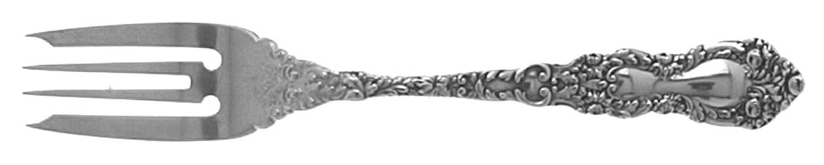 Imperial Chrysanthemum (Sterling, 1894, No Monos) Individual Salad Fork by Gorham Silver-1