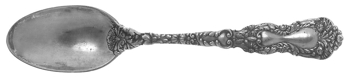 Imperial Chrysanthemum (Sterling, 1894, No Monos) Five O'Clock Teaspoon by Gorham Silver-1
