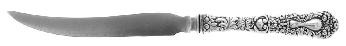 Imperial Chrysanthemum (Sterling, 1894, No Monos) Individual Bird Knife with Stainless Blade by Gorham Silver-1