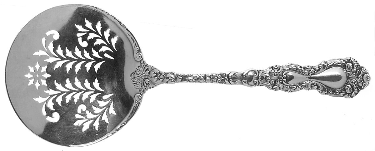 Imperial Chrysanthemum (Sterling, 1894, No Monos) Tomato Server, Solid Piece by Gorham Silver-1