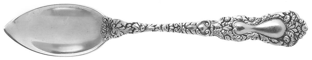 Imperial Chrysanthemum (Sterling, 1894, No Monos) Fruit/Orange Spoon by Gorham Silver-1