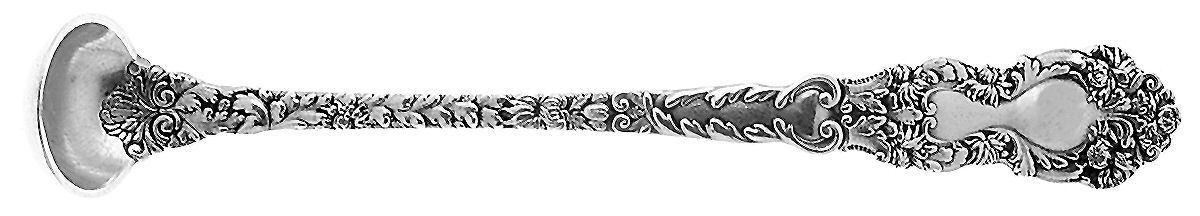 Imperial Chrysanthemum (Sterling, 1894, No Monos) Mustard Spoon by Gorham Silver-1
