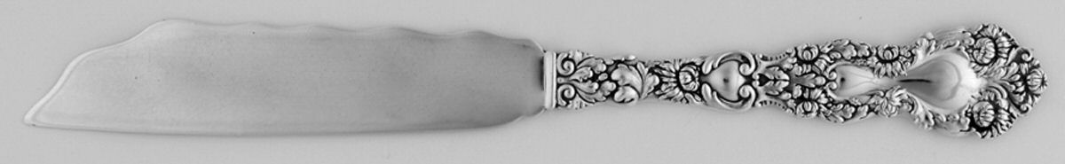 Imperial Chrysanthemum (Sterling, 1894, No Monos) Small Individual Solid Fish Knife by Gorham Silver-1