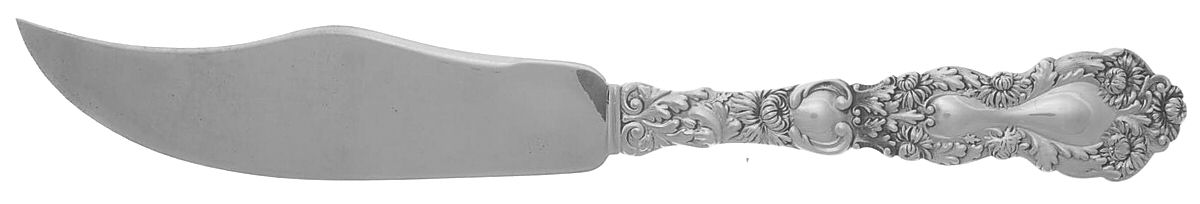 Imperial Chrysanthemum (Sterling, 1894, No Monos) Individual Solid Fish Knife by Gorham Silver-1