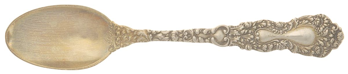 Imperial Chrysanthemum (Sterling, 1894, No Monos) Demitasse Spoon by Gorham Silver-1