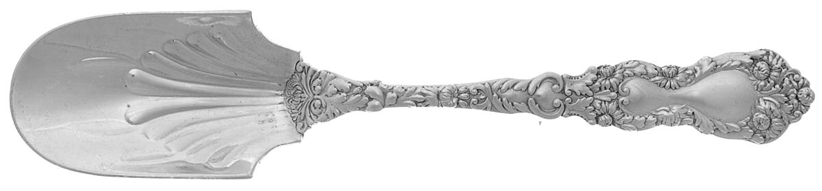 Imperial Chrysanthemum (Sterling, 1894, No Monos) Solid Cheese Scoop by Gorham Silver-1