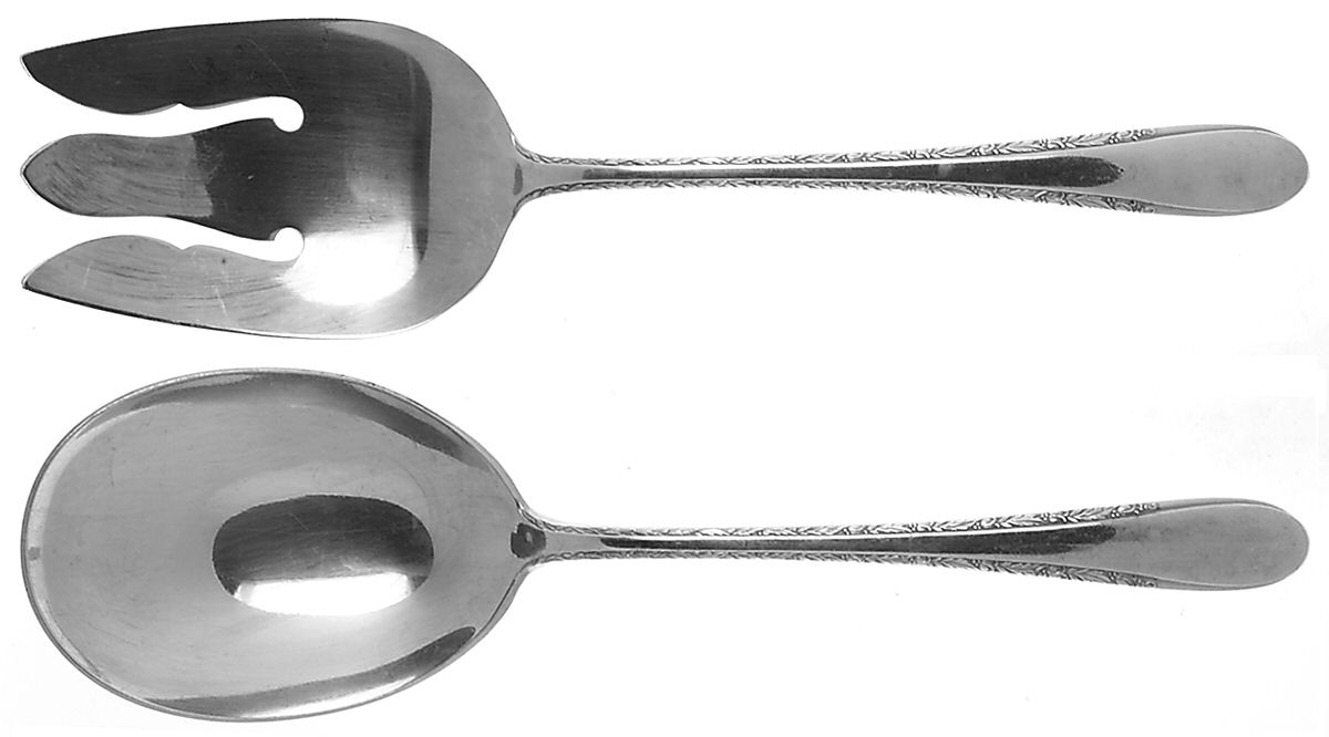 Invitation (Silverplate, 1940) (2 Pc) Solid Salad Set by Gorham Silver-1