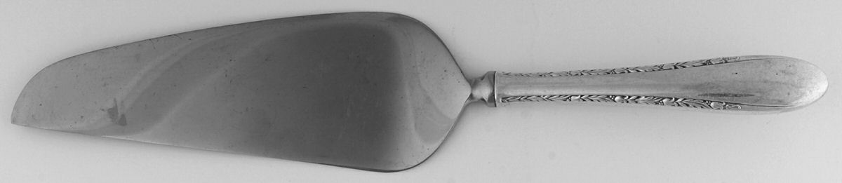 Invitation (Silverplate, 1940) Pie & Cake Server with Stainless Blade by Gorham Silver-1