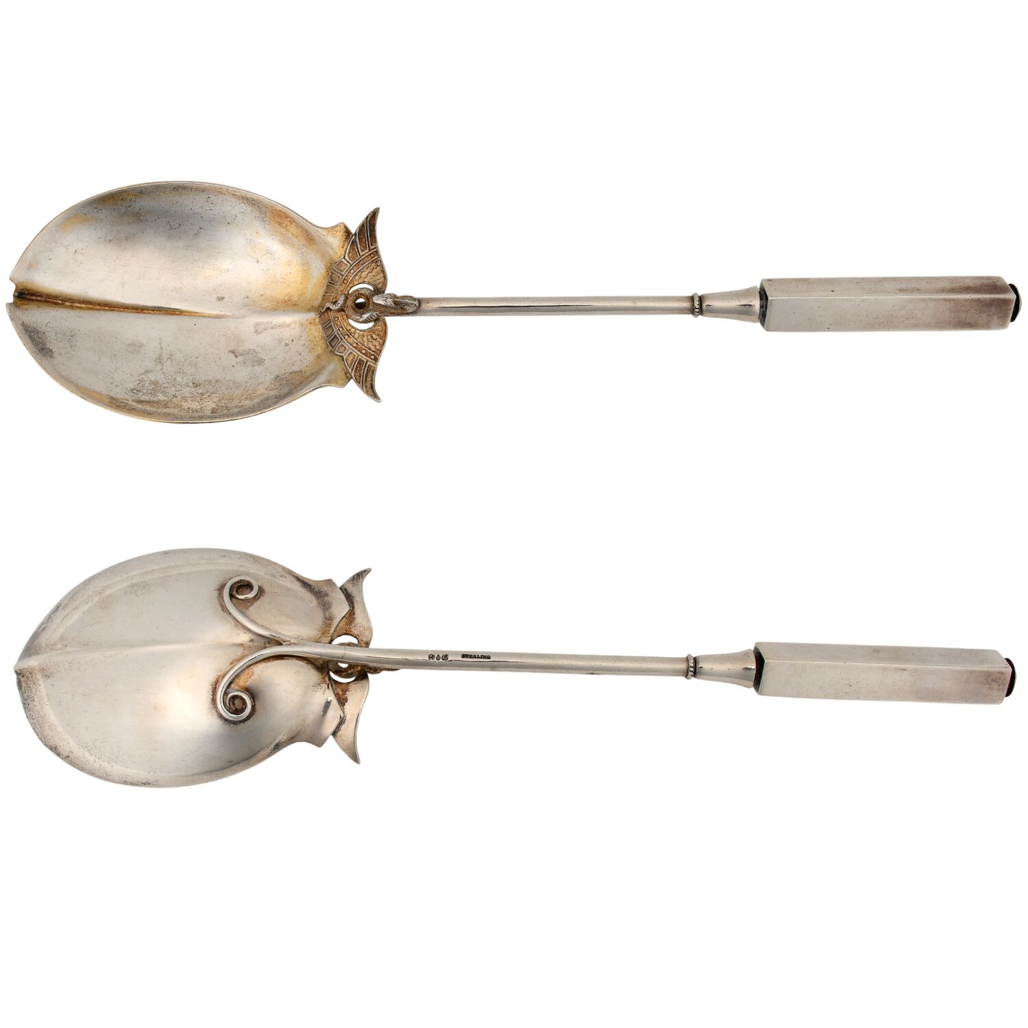Isis (Sterling, 1870) Preserve Spoon by Gorham Silver-1