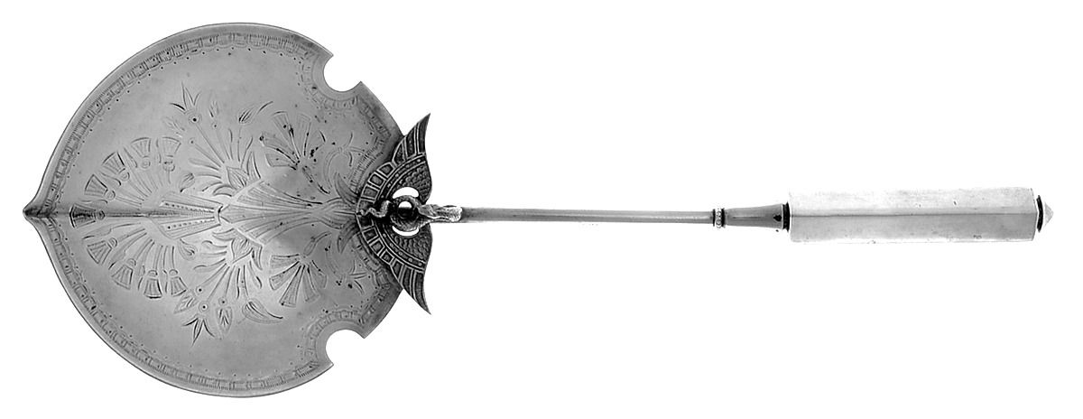 Isis (Sterling, 1870) Solid Waffle Server by Gorham Silver-1