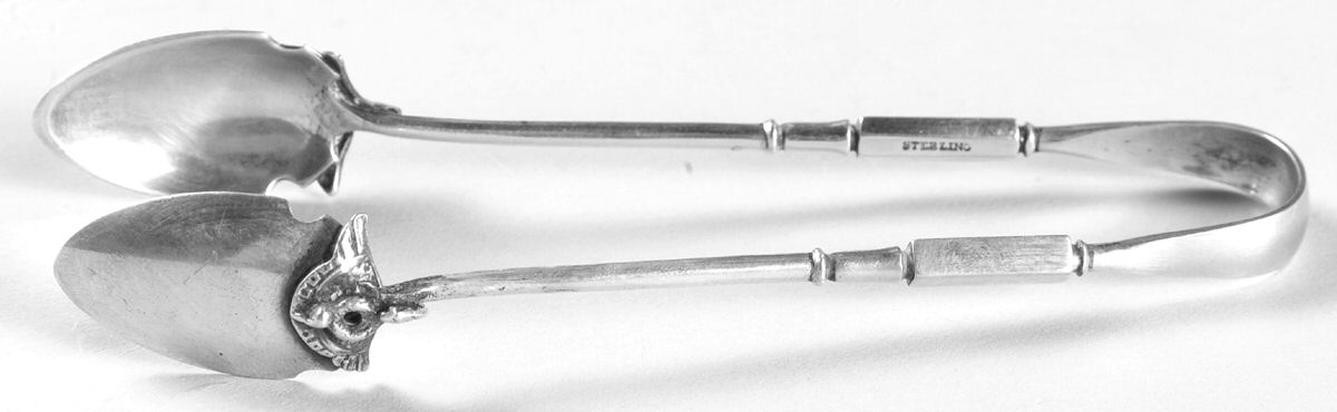 Isis (Sterling, 1870) Small Sugar Tongs by Gorham Silver-1