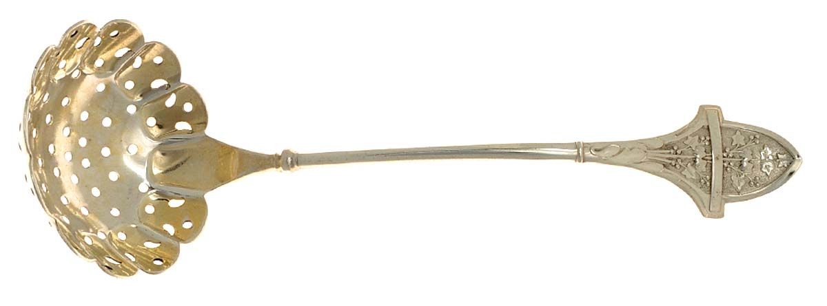 Ivy (Sterling, 1865, 1868) Large Confection Spoon by Gorham Silver-1